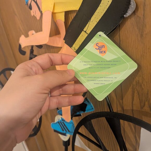 Wind Garden Premier Kite Road Biker 22inch Spinner Decor for Yard or Garden-New - Picture 6 of 9